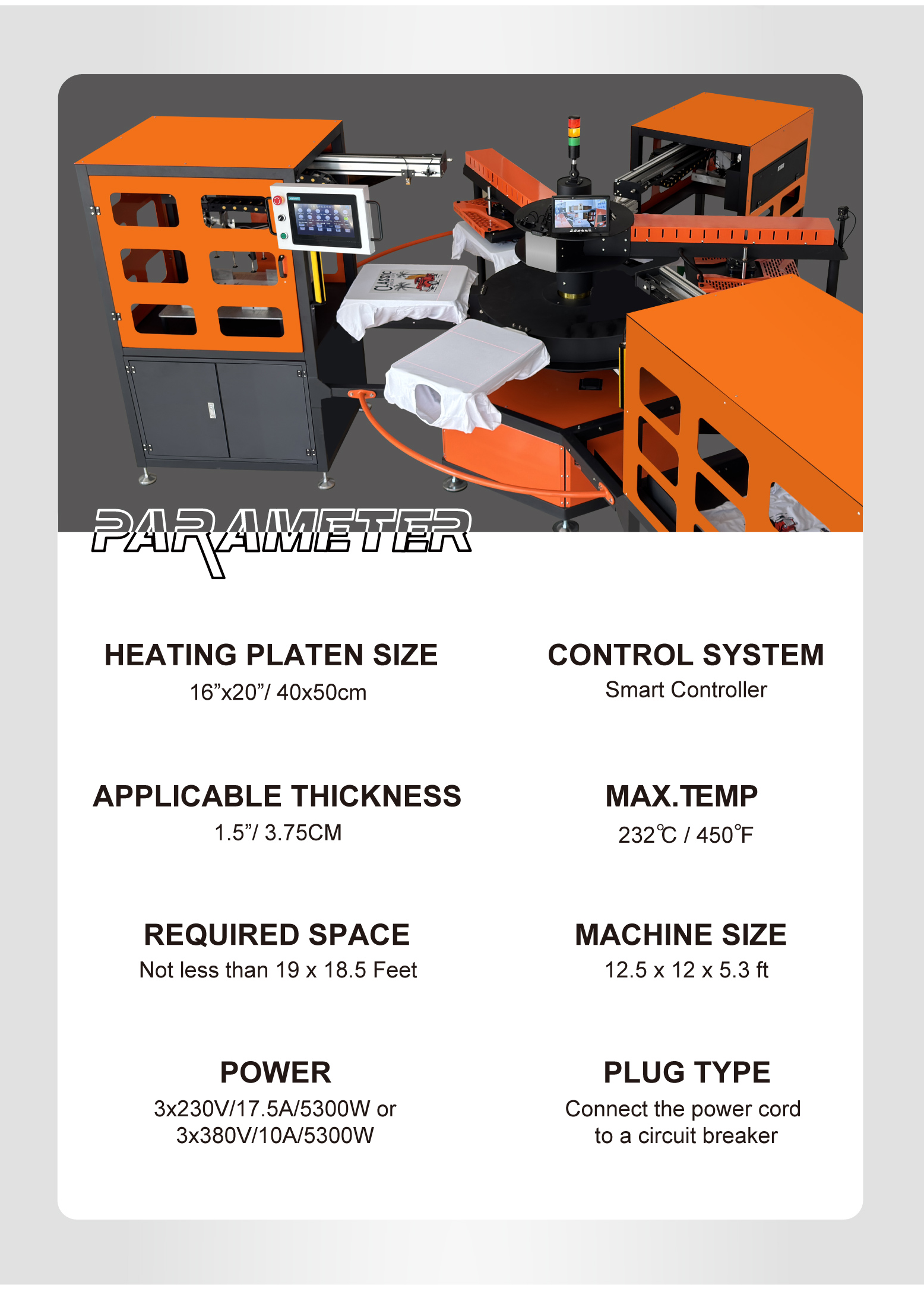 Cyber Six-Station Heat Press Machines