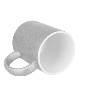 11 OZ sublimation Mugs Blanks Silver detail g