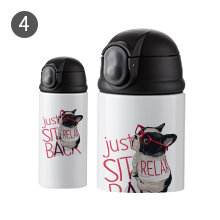 12 OZ White Straight Skinny Tumbler detail g