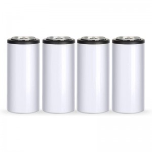 12oz Sublimation SLIM Skinny White Stainless Steel jista 'jkessaħ