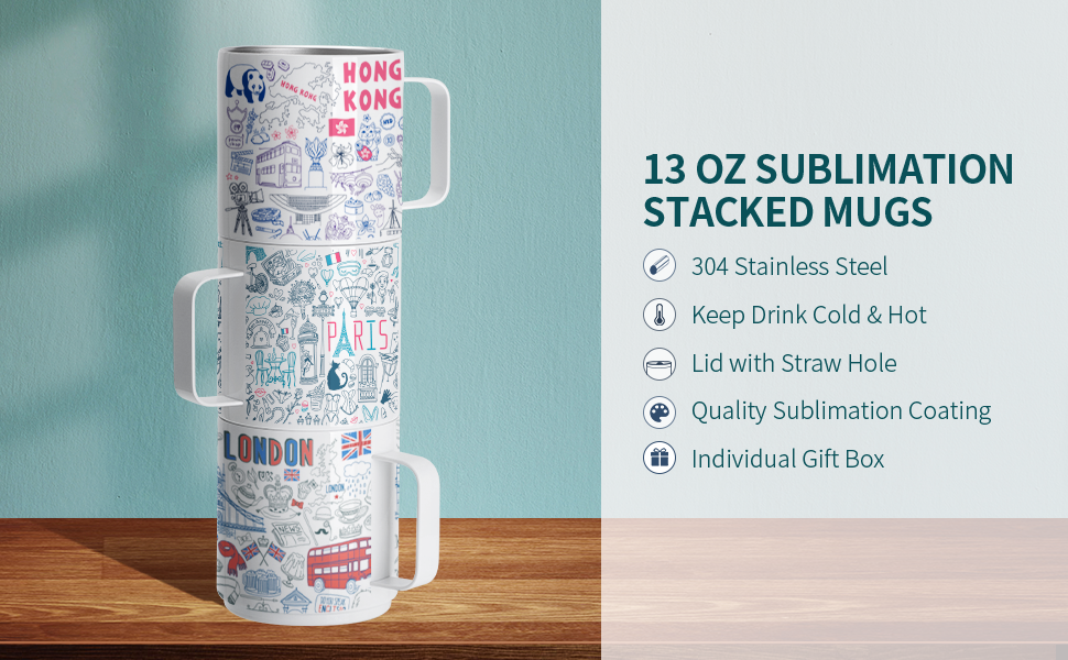 13 OZ Sublimation Mugs detail g