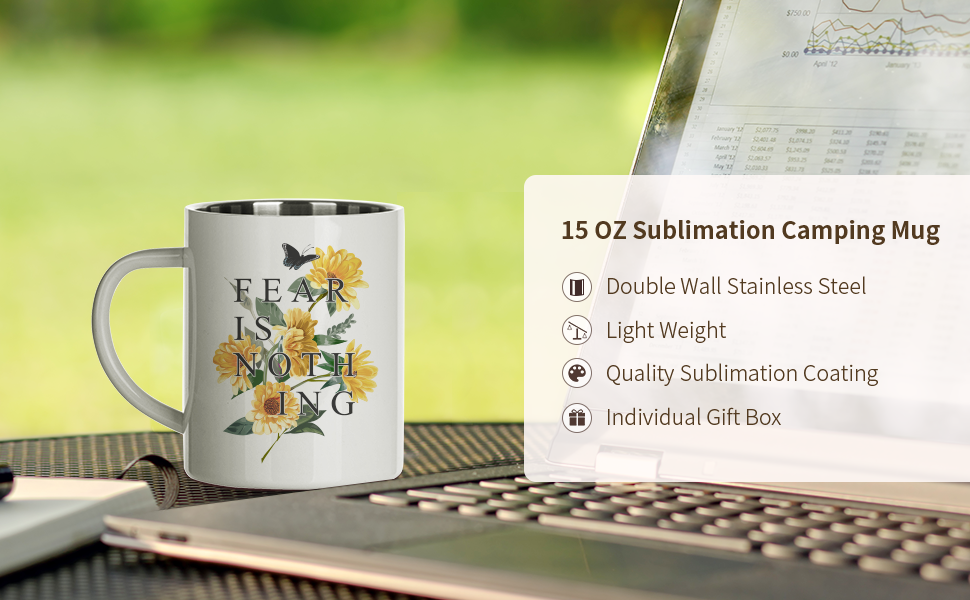 15 OZ Sublimation Blanks Mugs detail g
