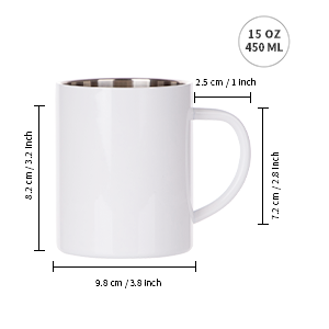 15 OZ Sublimation Blanks Mugs detail g