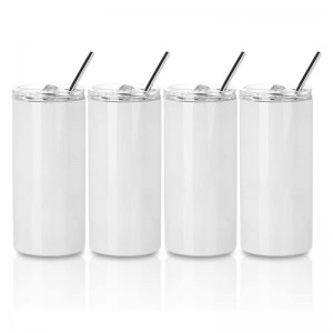 16 OZ e otlolohileng ea tšepe e sa sebetseng e na le li-sumbler tse nang le sekoaelo le mapolanka