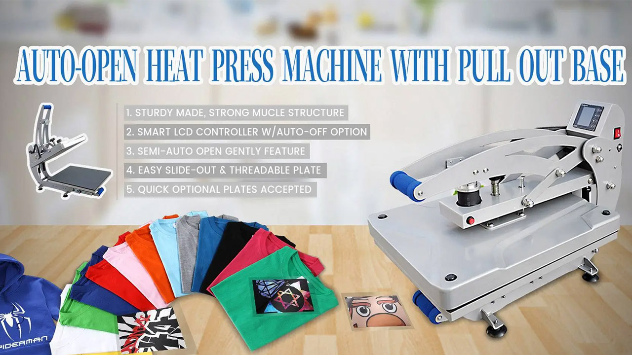 16x20 Semi-auto Heat Press Machine