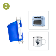 17 OZ Sublimation Blanks Enamel Mug detail g