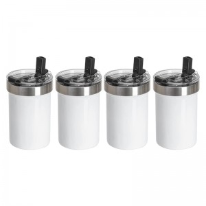 18 oz sumbler tšoeu e tšoeu e tšoeu steel e tšoeu e nang le sipps e nang le sippy up lehlokoa