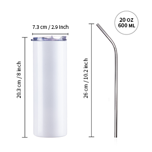 20 OZ Sublimation Blanks Luminous detail g