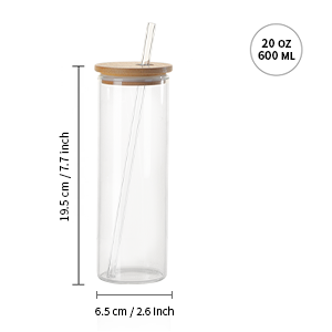 20 OZ Sublimation Glass Blanks Tumbler detail g