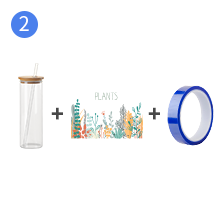 20 OZ Sublimation Glass Blanks Tumbler detail g