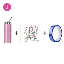 20 OZ Sublimação Straight Skinny detalhe g