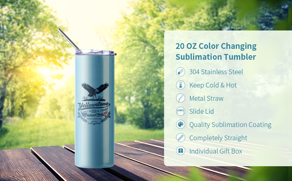 20 OZ Sublimation Tumblers UV Color detail g
