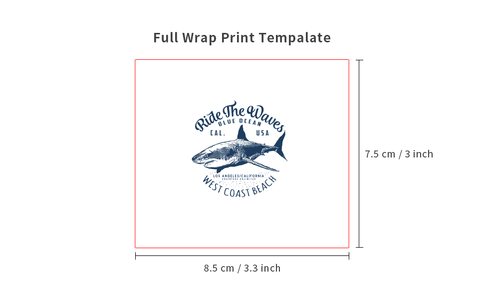 22 OZ Sublimation Blank Tumbler White Stainless detail g