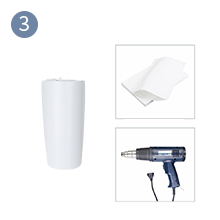 22 OZ Sublimation Blank Tumbler White Stainless detail g