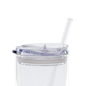 25 OZ Sublimation Glass Blanks Skinny detail g