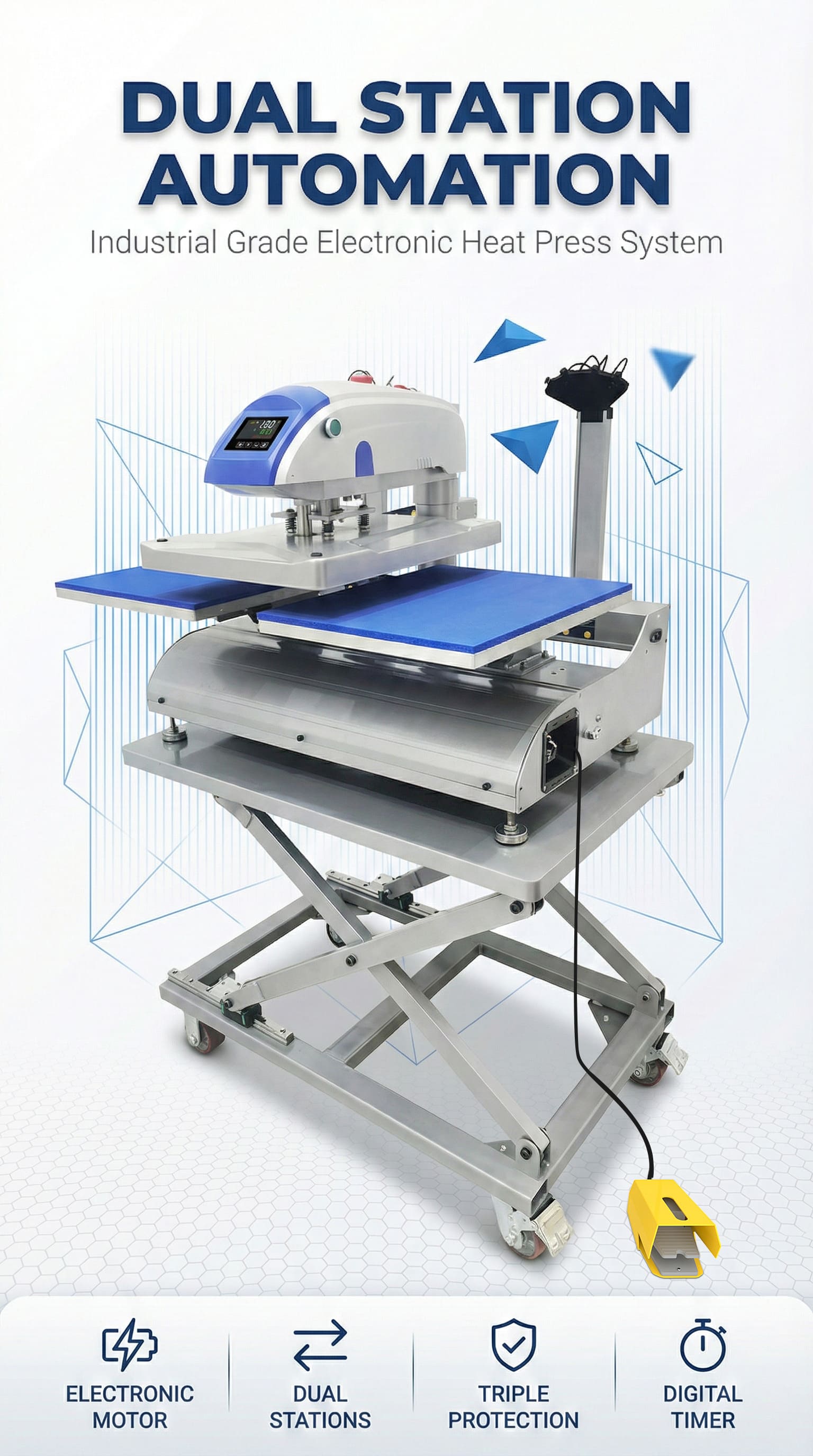 B2-2N ELECTRICE HEAT PRESS,AUTOMATIC MACHINE