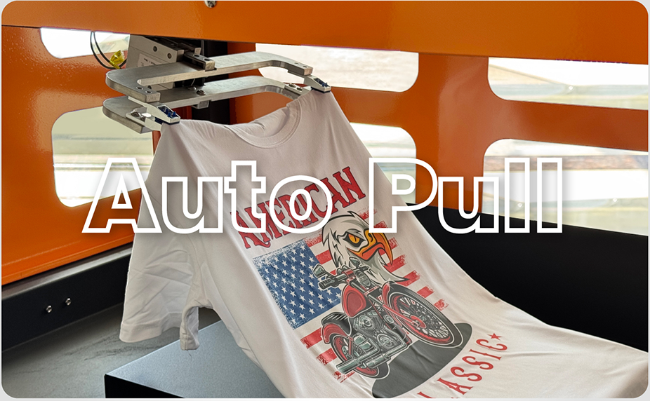 six-Station-Heat Press Machine -Auto Pull