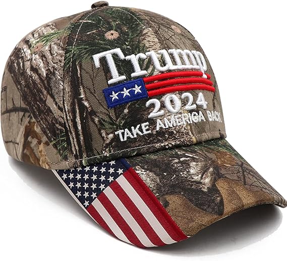 Trump 2024 Chipewa cha Donald Trump Tengerani America Kubwerera MAGA USA Embroidery Adjustable Baseball Cap Chithunzi Chowonetsedwa