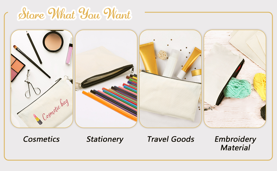 Cosmetic Bags Sublimation Blank detail