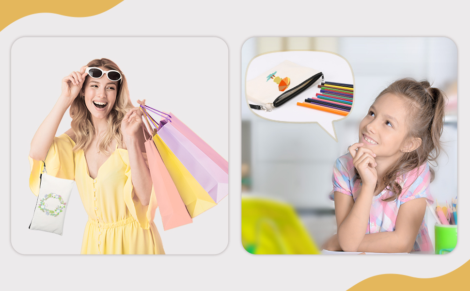 Cosmetic Bags Sublimation Blank detail