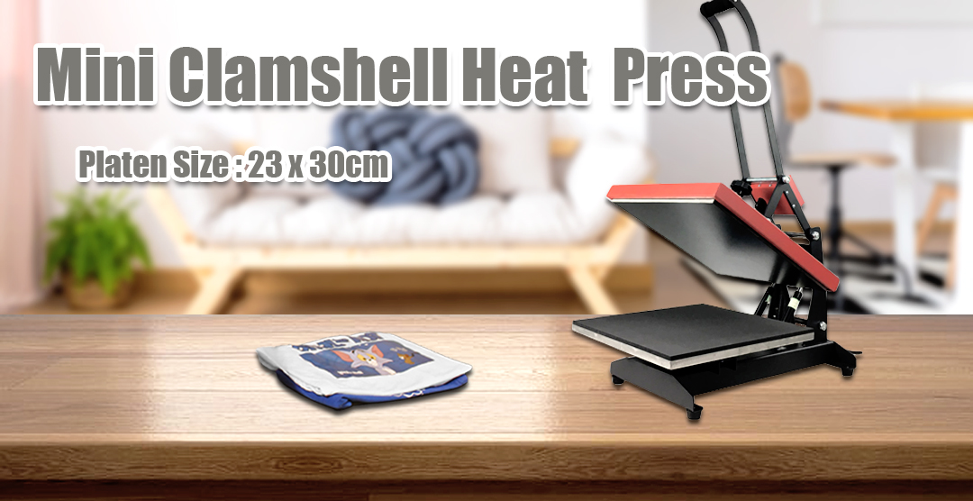 mini clamshell heat press machine