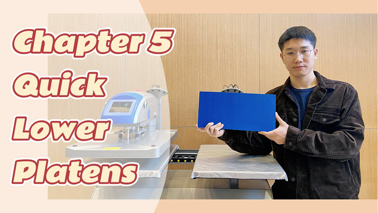 Heat Press Machine Tutorial 2022 - How to Use Electric Heat Press Machine - Quick Lower Platens