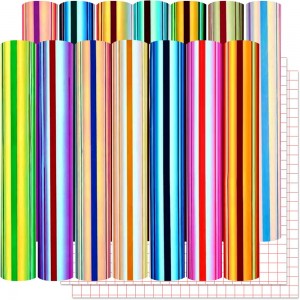 Голографиялық винил жиынтығы - 12 «x 12» декор жапсырмасы үшін тұрақты голографиялық винил парақтары