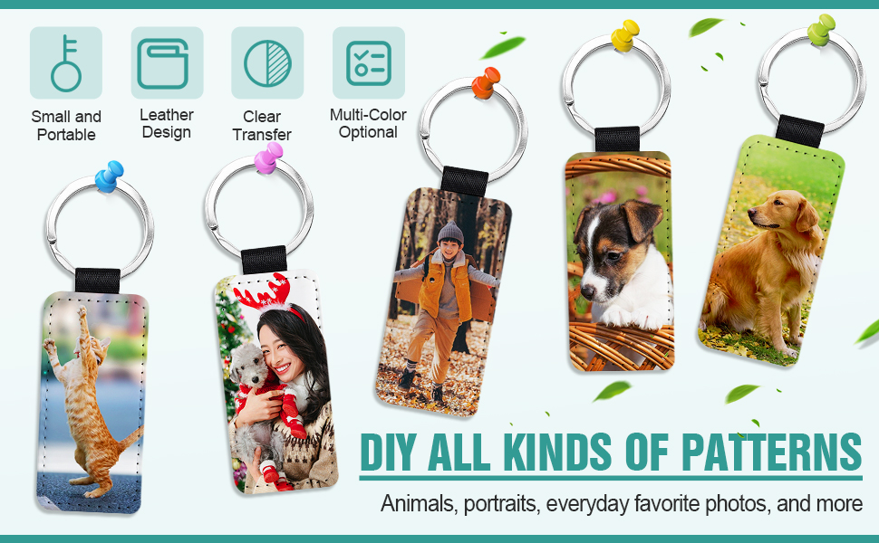 PU የቆዳ Sublimation ባዶ ዝርዝር