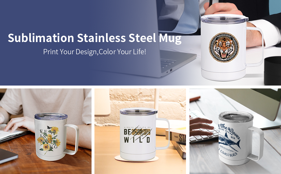Stainless Steel Coffee Tumbler Mugs detail 1
