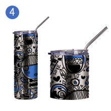 Stål rak tumlardetalj g