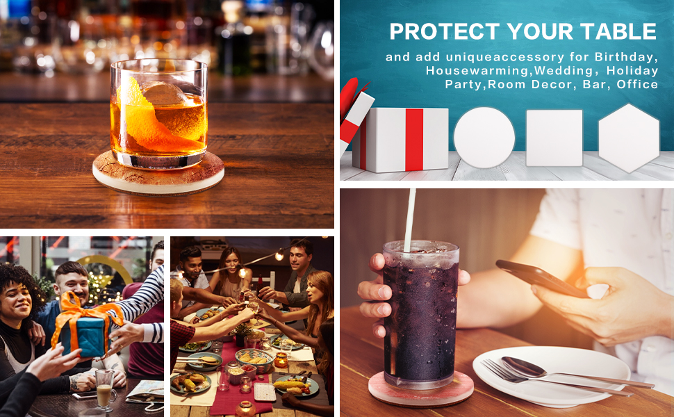 Sublimation Blanks Coaster for Drinks detail 