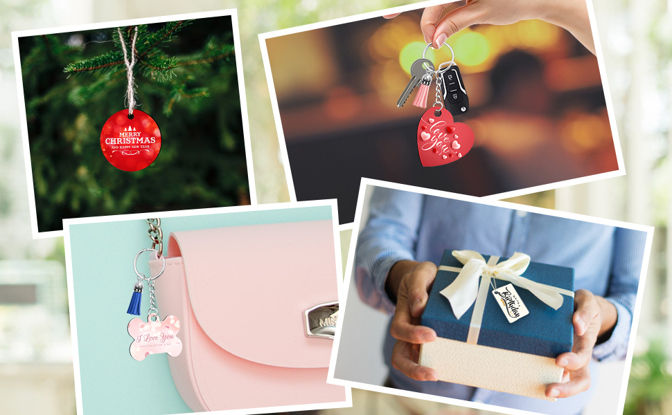 Sublimation Keychain Blanks Bulk detail