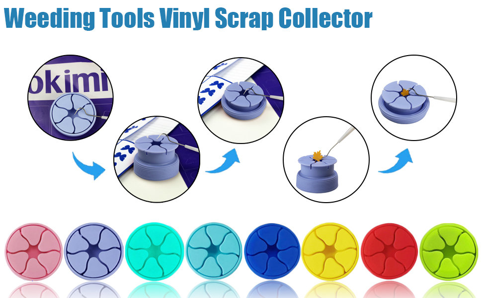 Wholesale Blue Suctioned Vinyl Weeding Scrap Collector and Holder for  Weeding Tools for Vinyl Manufacturer and Supplier