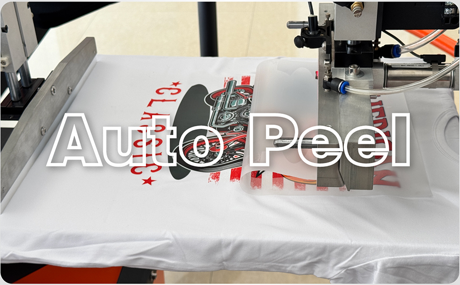 six-Station-Heat Press Machine -Auto Peel