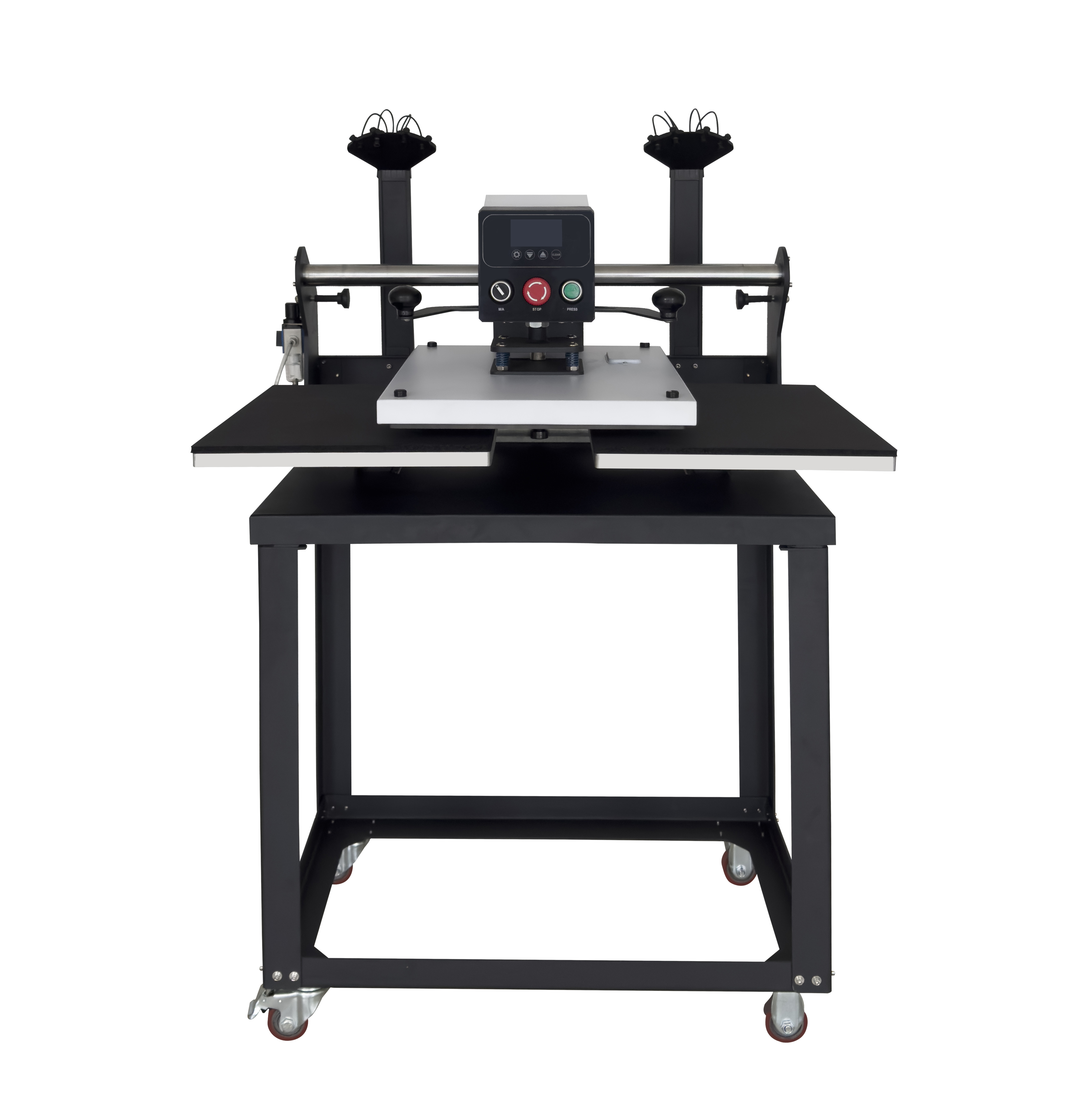 Wholesale 40x60cm large platen double heat press machine pneumatic for ...