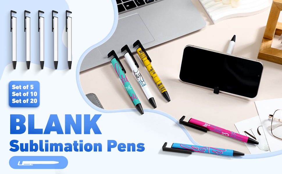 Wholesale Sublimation Pens Blank Ballpoint Refill Pens for